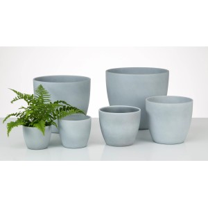 Scheurich Übertopf 920 Grey Stone, verschiedene Größen. Keramik Übertöpfe für den Innenbereich.