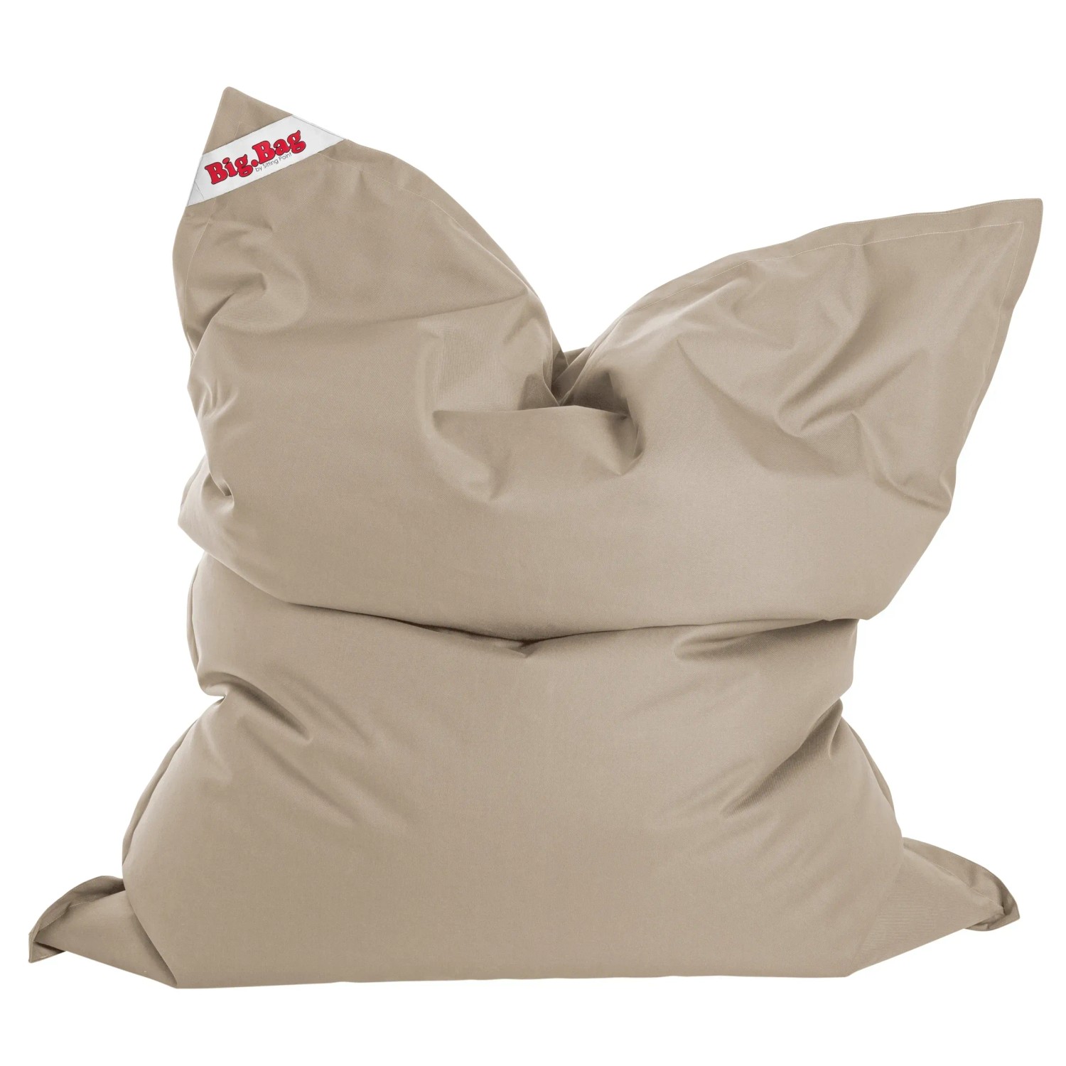 Sitting Point Sitzsack Big Bag Brava, 300 l, Khaki. Bequemer, großer Boden-Sitzsack für Erwachsene und Jugendliche.