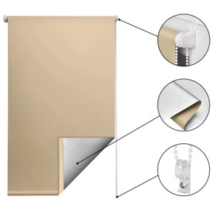 Sol Royal Thermorollo SolReflect T42, 80x160cm, Creme, mit Thermobeschichtung und Kettenzug