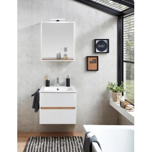 Pelipal Badmöbel-Set 329 Mila Weiß Glanz