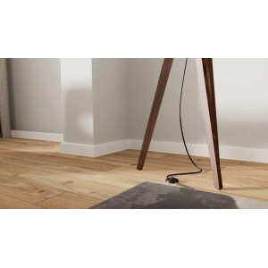 FN Neuhofer Kernsockelleiste FN Turn-X060 Weiß 6 cm x 240 cm