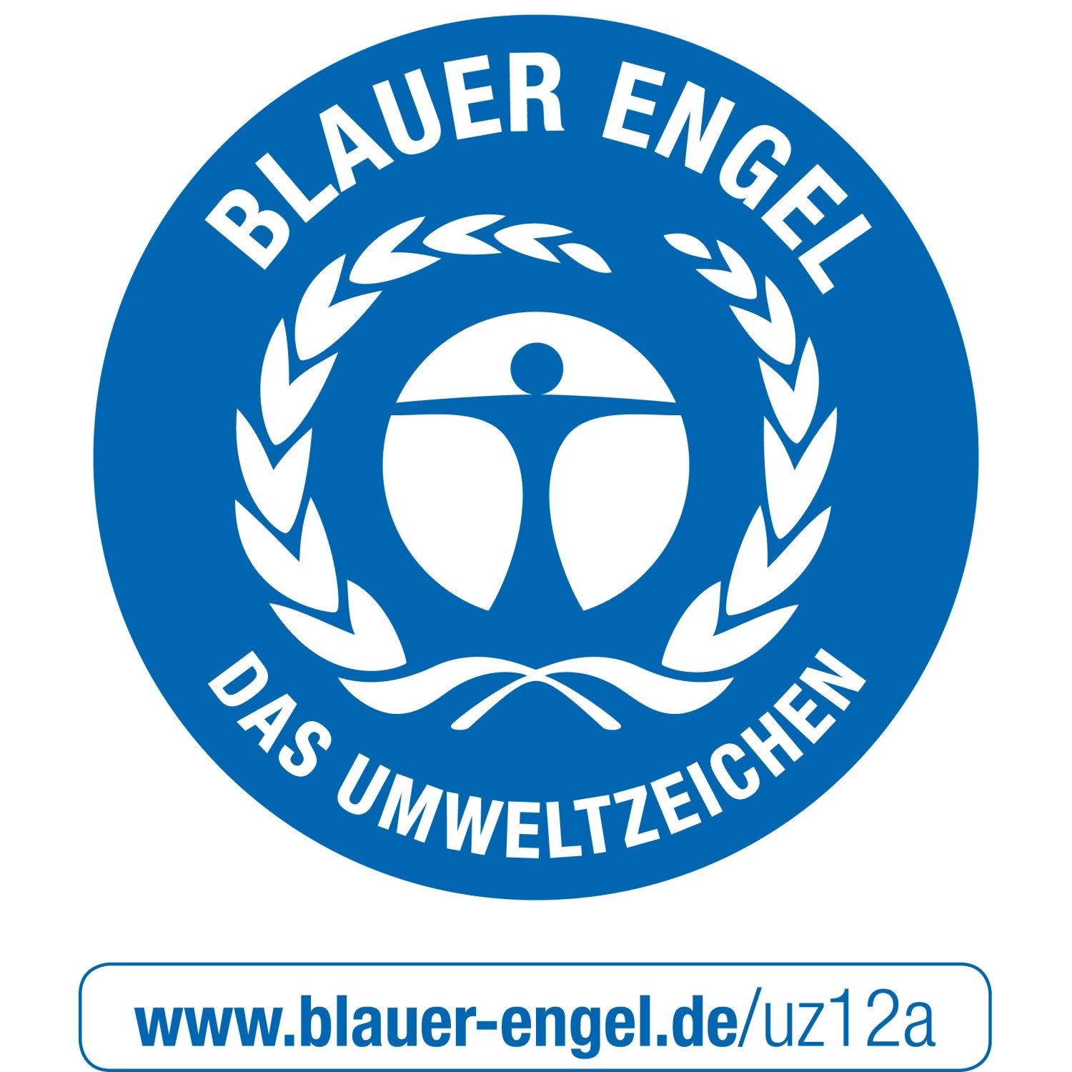 Blauer Engel Umweltzeichen für Aqua Clou Treppenlack, umweltfreundlich und schadstoffarm.