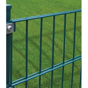 Doppelstabmattenzaun-Set Grün 3 Stück je 200 cm x 83 cm