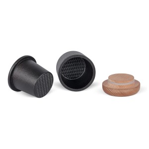 Petromax Handmörser H-Mortar aus Gusseisen (65 ml), zerlegt in drei Teile.