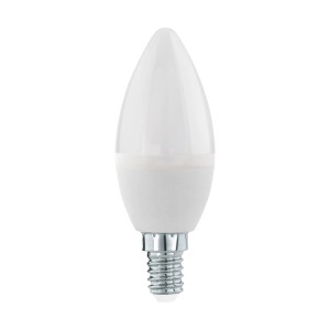 Eglo E14 LED Leuchtmittel in Kerzenform, 5,5W, warmweiß, für Lampen und Leuchten.