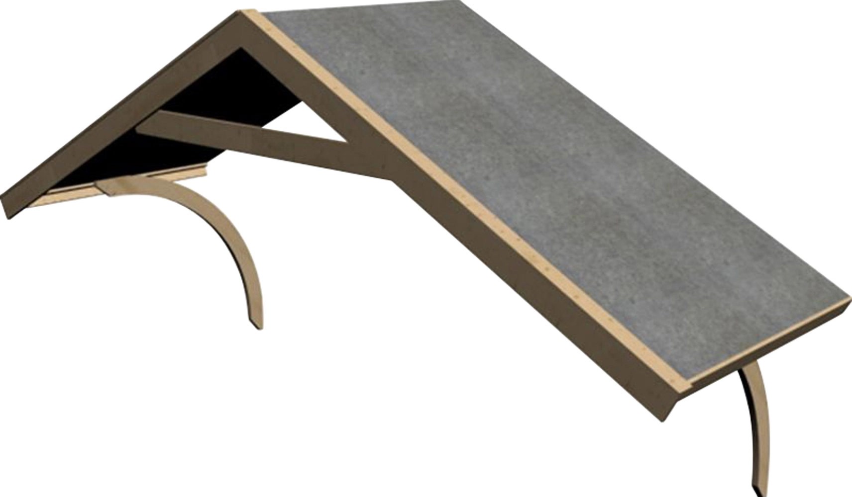 Karibu Dachausbau für Solna 417 cm x 150 cm tief mit Rundbögen kaufen