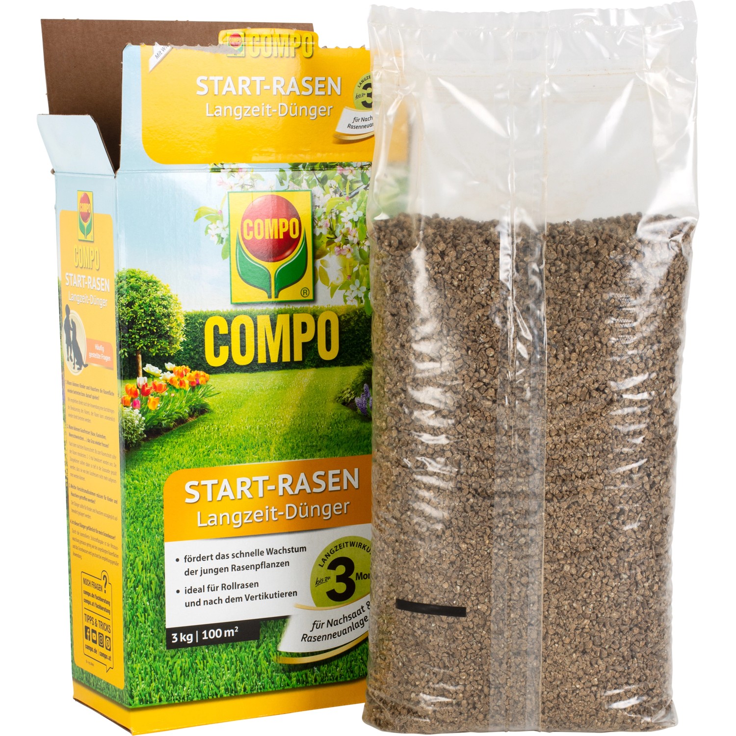 Compo StartRasen LangzeitDünger 3 kg kaufen bei OBI