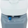 Mobile Campingtoilette, 20 l, antimikrobiell, mit Wasserspülung, ideal für unterwegs.