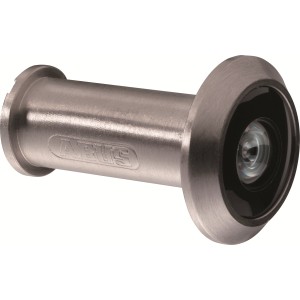 Abus Türspion 2200 in Silber, Weitwinkelobjektiv für Türstärken 35-53mm.