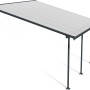 Palram Canopia Terrassenüberdachung Feria, anthrazit, 4x4.2m, mit Polycarbonat-Doppelstegplatten.