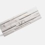 Klimex Verblender Feinsteinzeug UltraStrong Marble White, 52x17cm, mit Marmor-Optik.