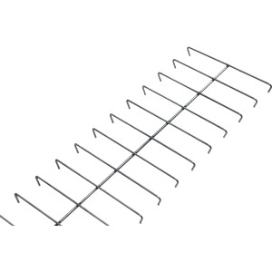 Gabionen-Hochbeet Abdeckgitter 4er-Set, Stahl verzinkt, 80x10cm, für Gabionenkörbe.
