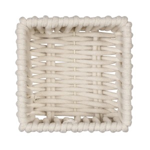 Schöner Wohnen Badkorb Zovo S Natur, Aufbewahrungskorb aus Baumwolle/Polyester.