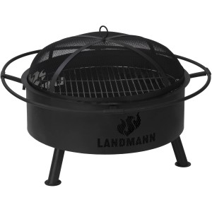 Landmann Feuerkorb und Grill Industrial Design 2in1 Schwarz FP-III-780BKXX