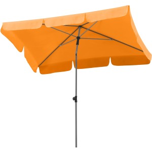 Schneider Balkonschirm Locarno, 180x120 cm, Mandarine. Rechteckiger Sonnenschirm mit Knickfunktion.