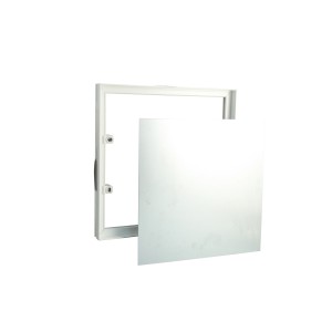 Marley Fliesenrahmen mit Trägerplatte, 309x309 mm, Kunststoffrahmen mit Magneten.