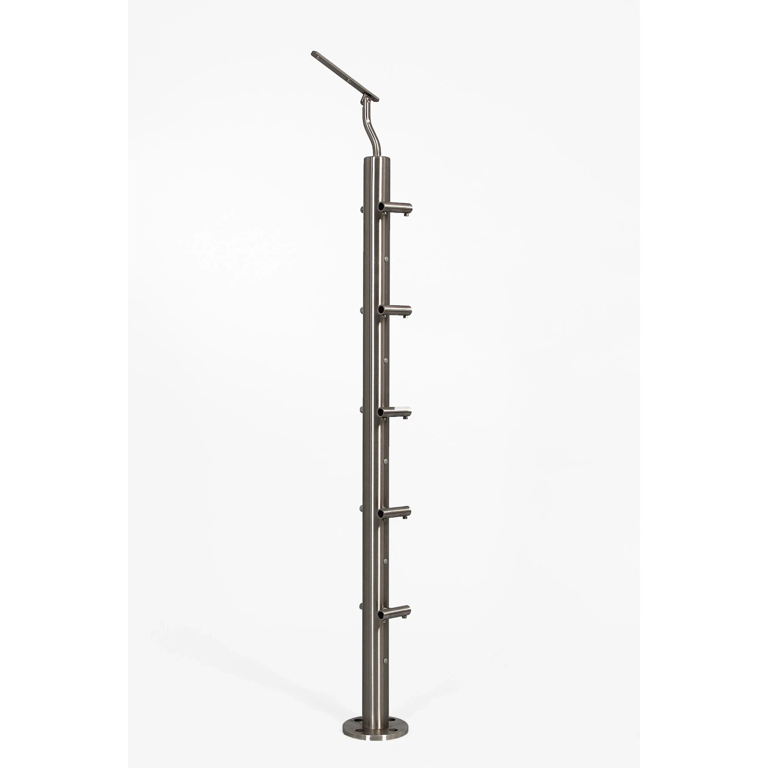 Dieda Geländer-Set L-Form Edelstahl V2A Montage Von Oben 19 m Silber_5