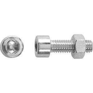 Innensechskantschrauben Linsenkopf DIN 912 Ø 8 mm x 40 mm Stahl 6 Stück