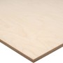 Multiplexplatte Birke, 300x150x1,5 cm, helle Holzoptik für Möbelbau & Regalböden.