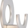 Siro Haken 2332, selbstklebend, nickelfarben matt, Ø 60 mm, Garderobenhaken mit 2 Aufhängemöglichkeiten.