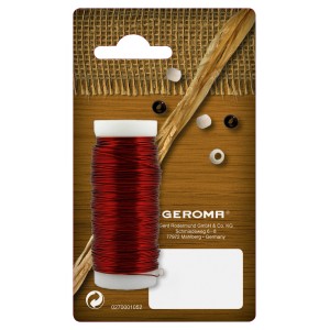 Binde-Draht 0,35 mm Rot 50 g