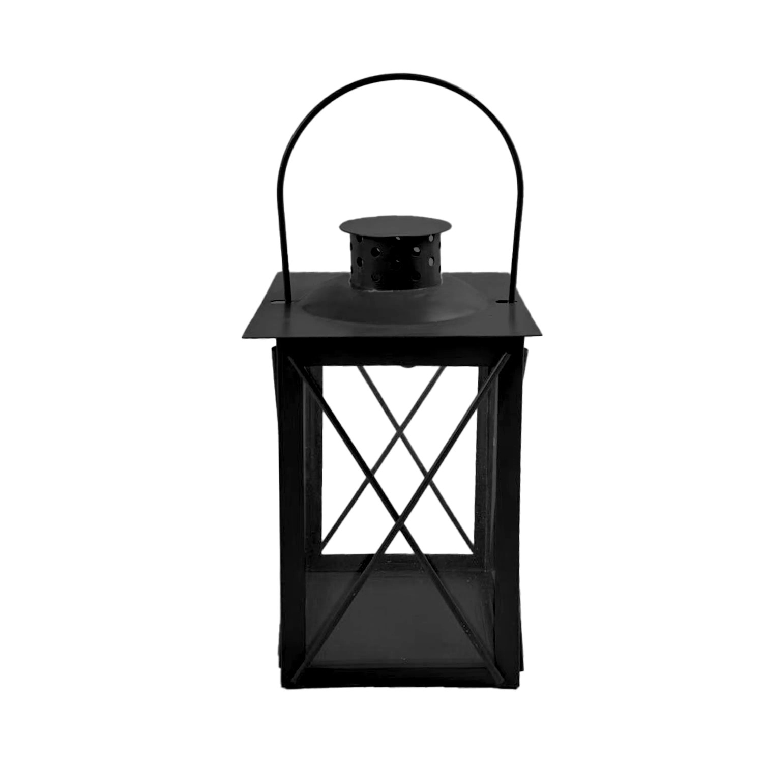 Boltze Laterne Farol Klein 20 cm x 12 cm x 12 cm Schwarz kaufen bei OBI