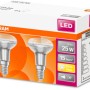 Osram LED E14 Reflektor R50, 2er-Set. 1,5W, 110lm, warmweiß. Kompakte Reflektorlampe für Wohnräume.