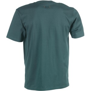 Herock Argo T-Shirt, grün, Größe M. Kurzärmliges Arbeits T-Shirt mit Rippstrick-Kragen.