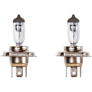 Zwei OBI H4 Ersatzlampen für Autoelektrik, 12V/60-55W, P43t Sockel.