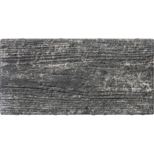 Diephaus Terrassenplatte Ruda Quarzit mit Holzstruktur, 40x20x6 cm, für PKW-befahrbare Flächen.
