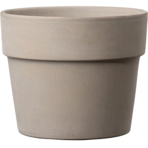 Deroma Pflanztopf Perfetto, Ø 13 cm, Graphit, aus Terrakotta für Innen- und Außenbereich.