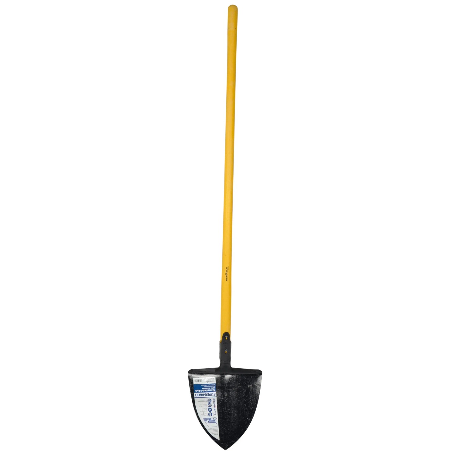 Sonneck Sandschaufel, spitz, mit Feder, geschmiedet und Holzstiel. Ideal für Garten- und Erdarbeiten.