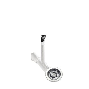 Ab- und Überlaufgarnitur für Helika Granitspüle Nova, Detailansicht.