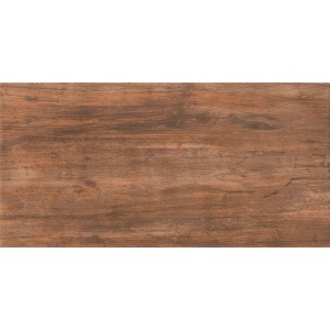 Bodenfliese Feinsteinzeug Eco tile in Braun, 60,4x30,2 cm, Holzoptik, matt.
