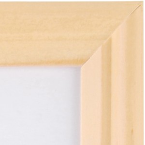 Holzbilderrahmen Ahorn, gerillt, 13x18 cm. Bilderrahmen mit Ahorn-Optik.