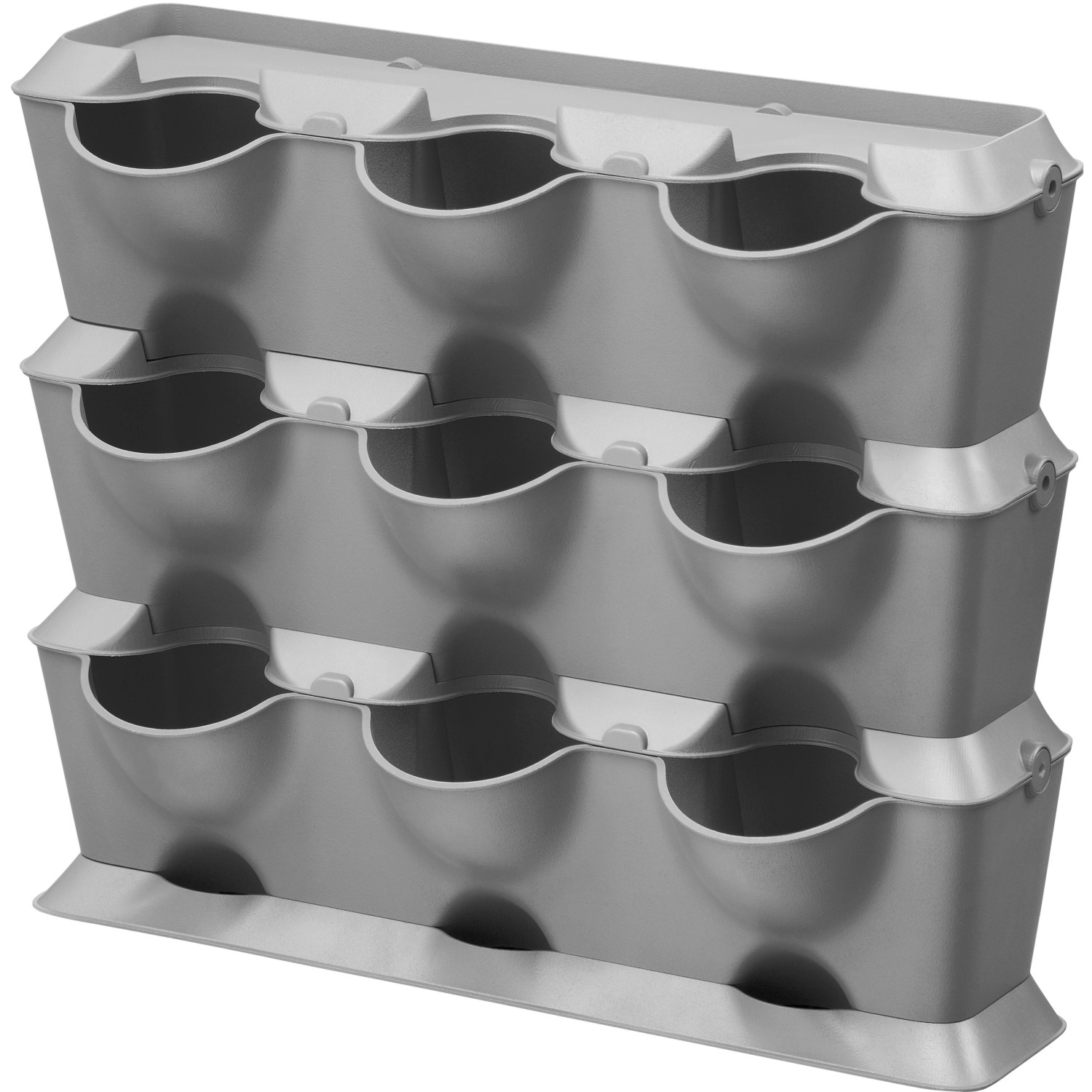 Gardena NatureUp Vertikal Pflanz-Basis-Set für 9 Pflanzen, aus Kunststoff, für den vertikalen Garten.