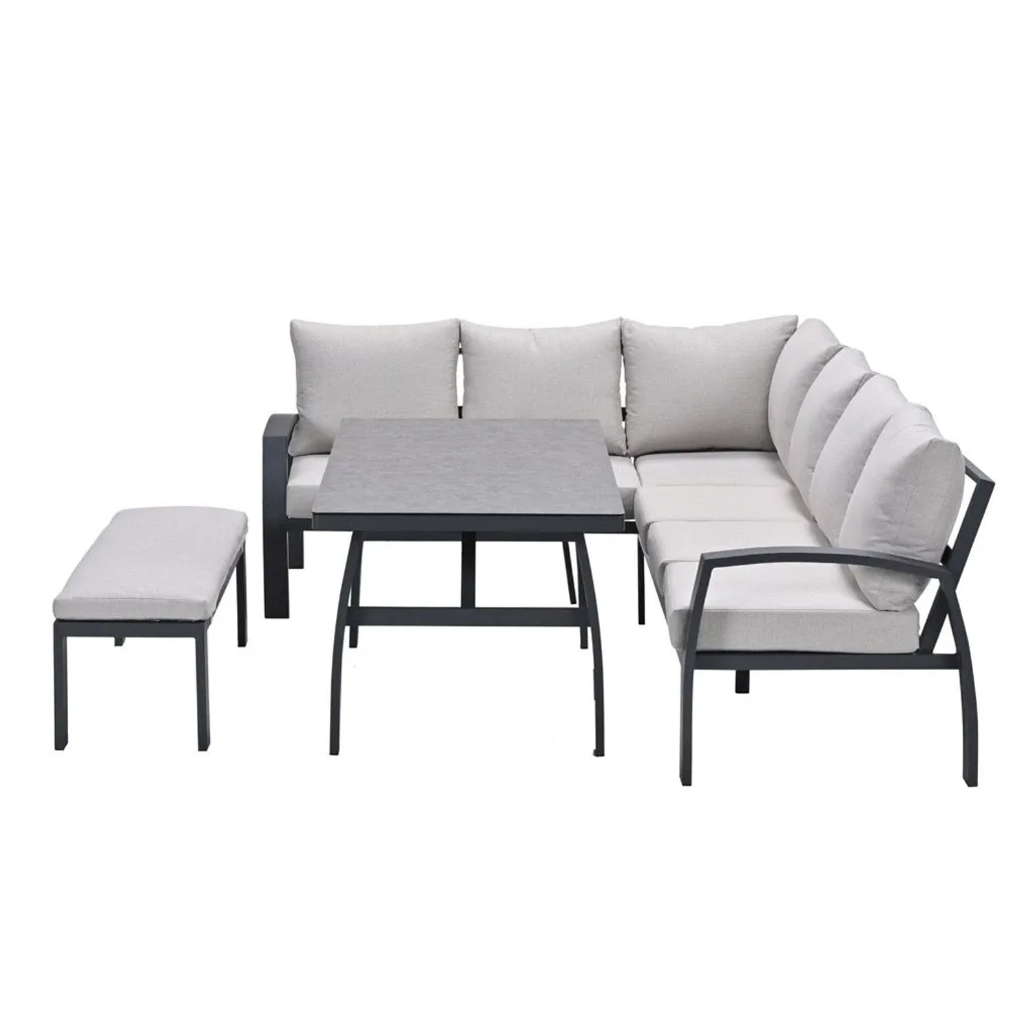 Vasano 4-teilig, Premium Dining Ecklounge Set, Gartenmöbelsetㅤ_10