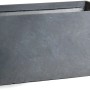 Grauer M Collections Pflanzkasten Bigular, 40x80 cm, aus Fibreclay für den Außenbereich.