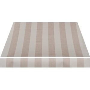 Spettmann Kassettenmarkise VC 1000, 250x150 cm, beige-sand gestreift, anthrazitfarbenes Gestell.