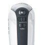 Detailaufnahme: Severin Handmixer HM 3830, Bedienelemente mit Geschwindigkeitsstufen und Turbo-Taste.
