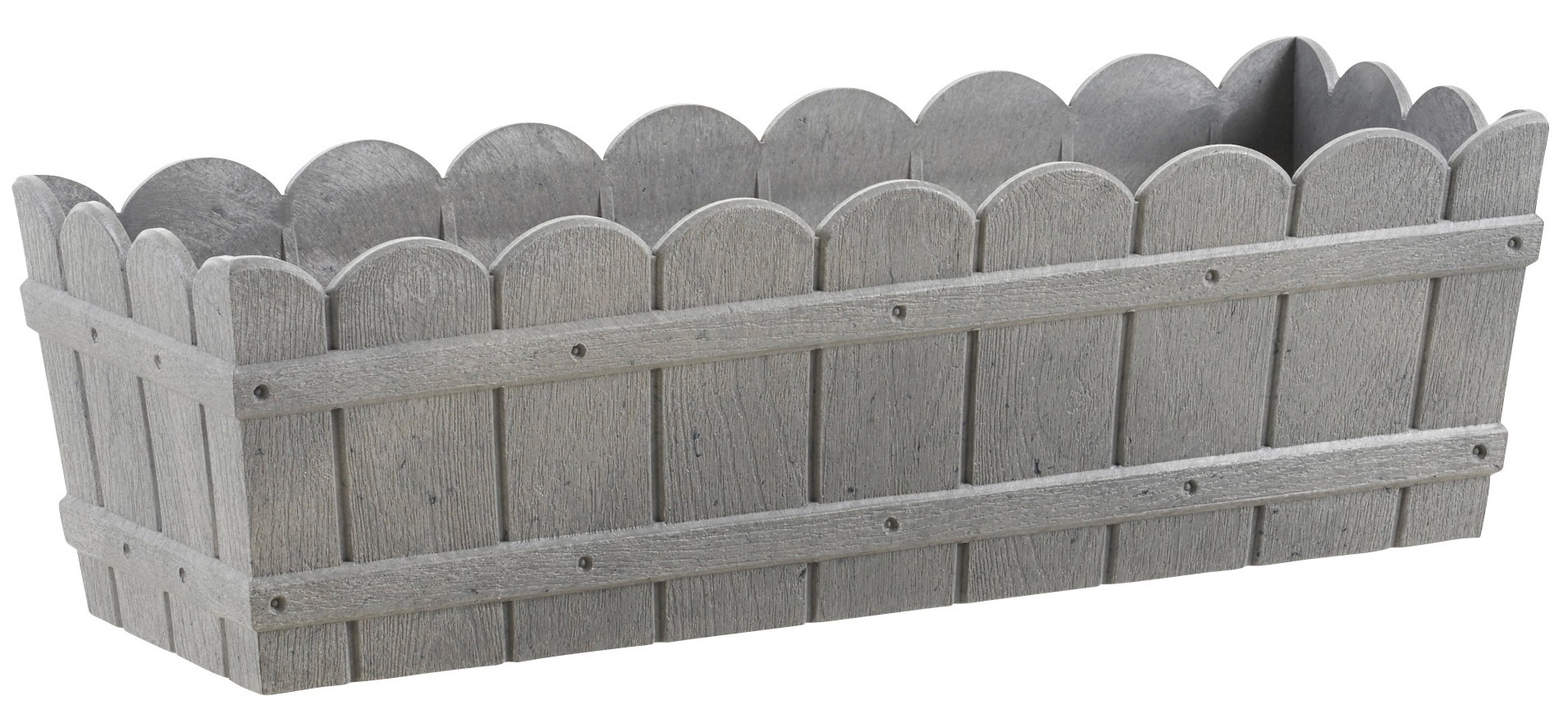 Poétic Blumenkasten Country 50 cm Grau kaufen bei OBI