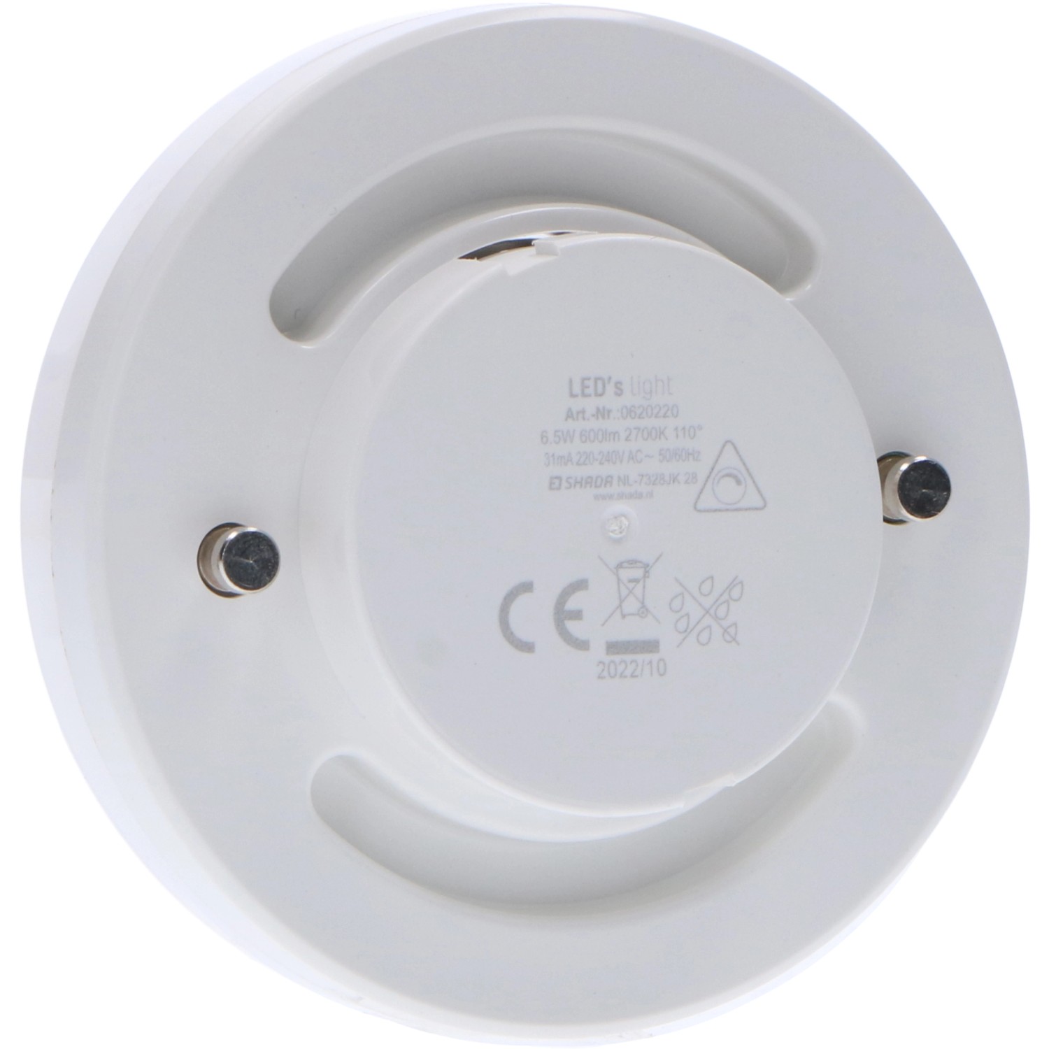 GX53 LED-Leuchtmittel, 6,5 W, warmweiß, für energiesparende Beleuchtung.