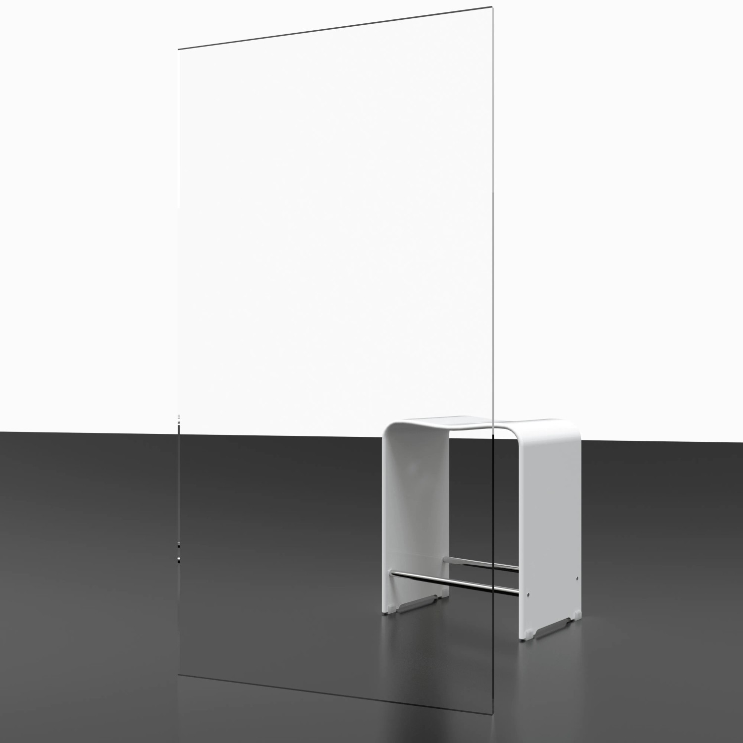 Schulte ExpressPlus Drehfalttür Garant 2.0, mattschwarz, 200x90 cm, mit transparentem Glas.