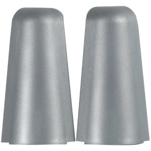 2er-Pack FN Neuhofer Außenecken K0210L, Uni Silber, für Sockelleisten.