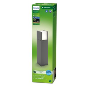 LED-Sockelleuchte Arbour, anthrazitfarben, 40x10x10 cm, in Originalverpackung.