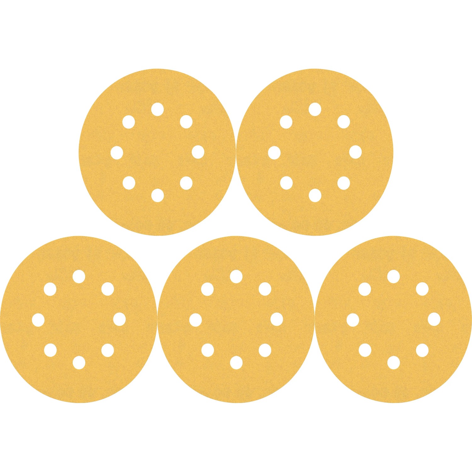 5er-Pack Bosch Expert Schleifblätter C470, Ø 125 mm, K100 für Exzenterschleifer.