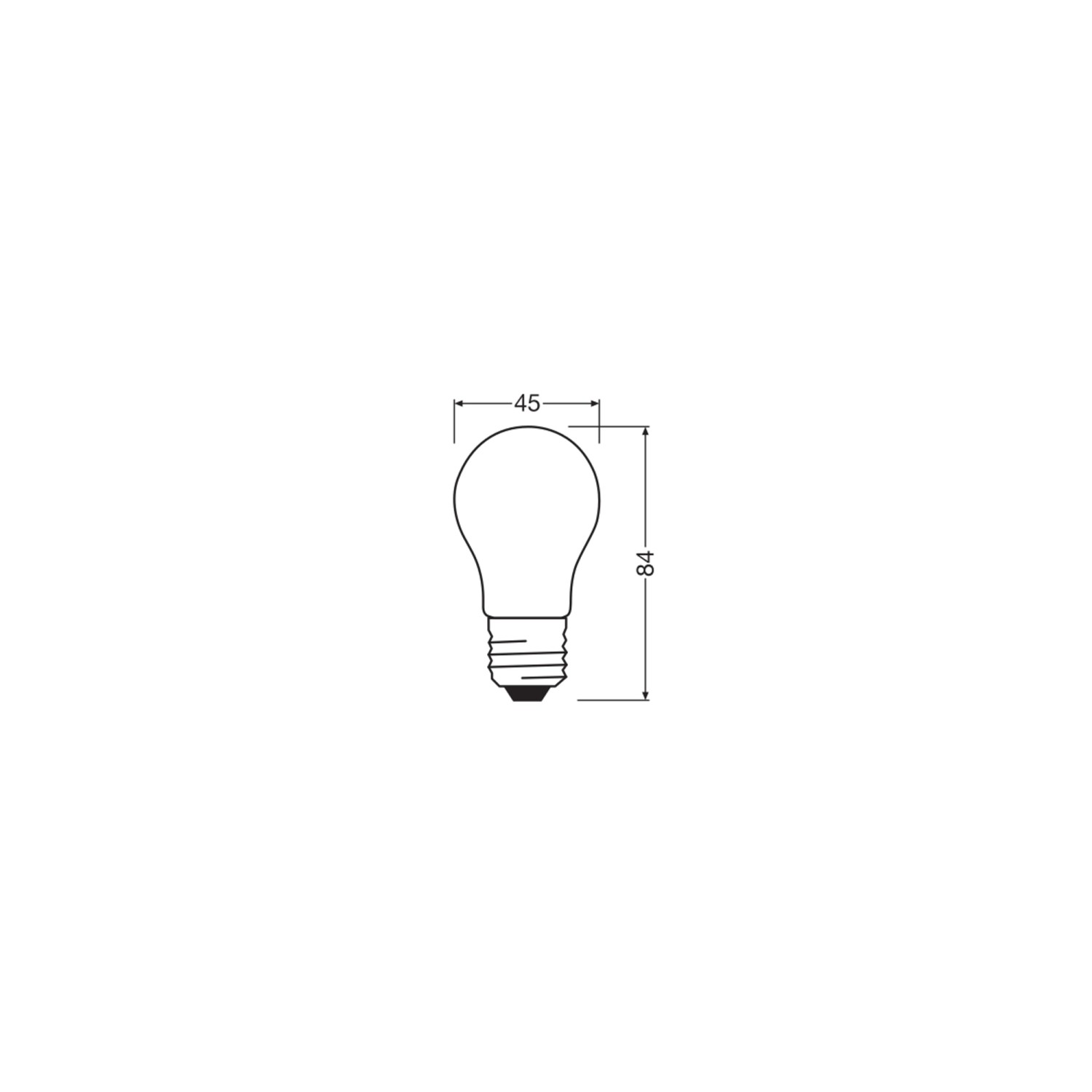 Osram LED-Leuchtmittel E27 Tropfenform 3,4 W 470 lm Neutralweiß Matt_4