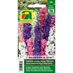 Austrosaat Saatgut Sommer-Rittersporn "Hyazinthenblütige Mischung" Mehrfarbig