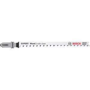 Bosch Expert T308BO Stichsägeblatt für Holz, 5er-Pack. Saubere Schnitte für Holz bis 50mm.