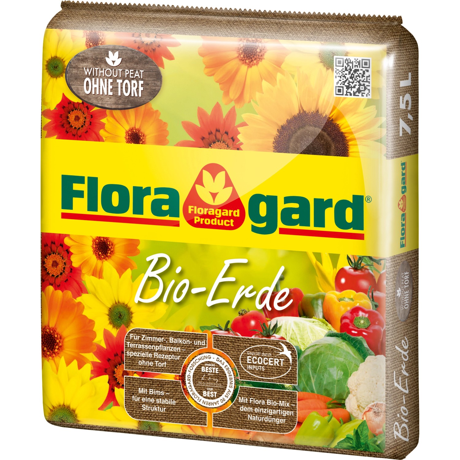 Floragard Bio Erde ohne Torf 1 x 7,5 l kaufen bei OBI